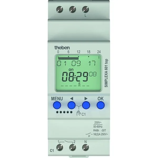 Theben SIMPLEXA 601 dan 602 digital time switch